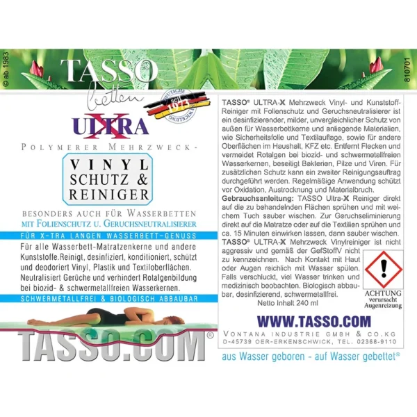 Tasso Ultra-X Vinylreiniger – Bild 2